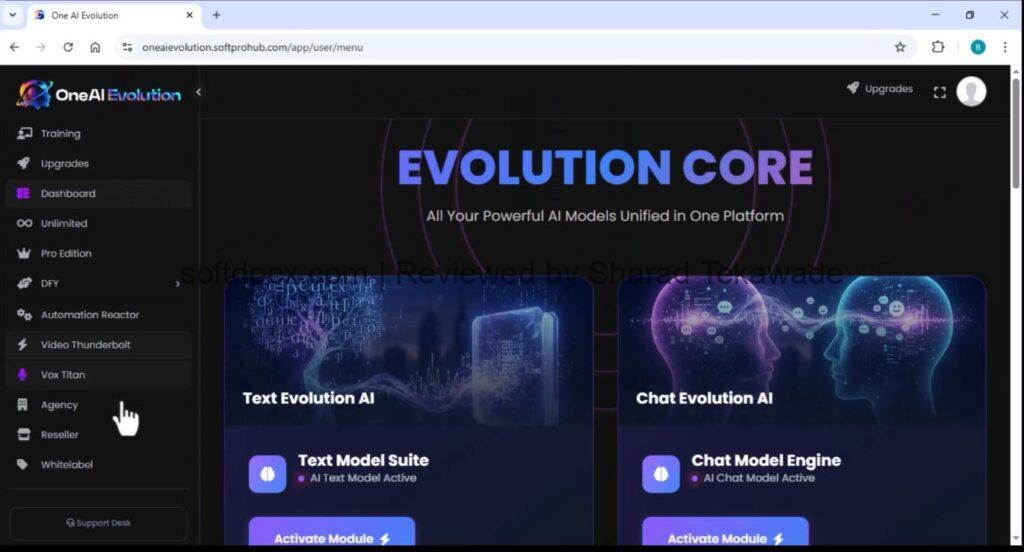 OneAI evolution working step1