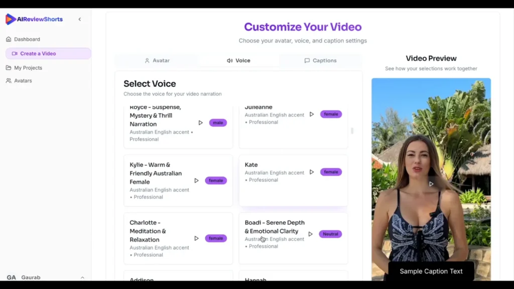 AI ReviewShorts working step 3