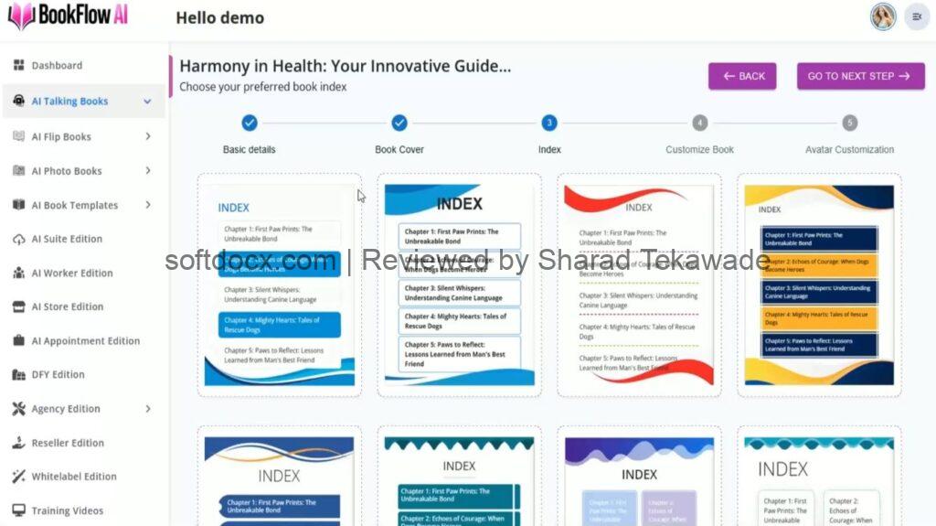 BookFlow AI working step2
