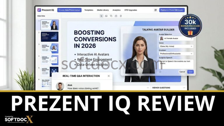 Prezent IQ Dashboard – Creating an Interactive AI Presentation with Talking Avatar and Real-Time Q&A