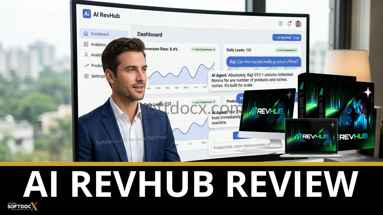 A professional AI sales avatar interacting with customers on a high-conversion automated dashboard.